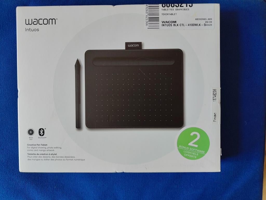 Wacom Intuos, Informatique & Logiciels, Tablettes graphiques, Enlèvement ou Envoi, Sans fil, Wacom
