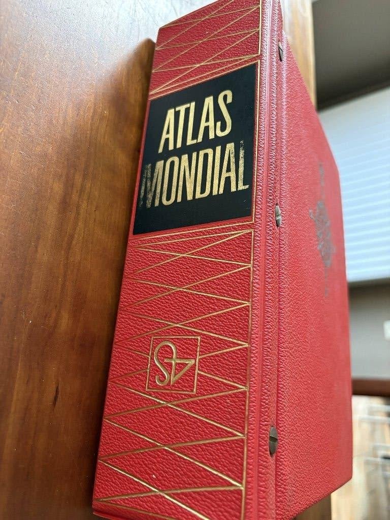 Atlas mondial Editie 1962, Boeken, Atlassen en Landkaarten, Ophalen