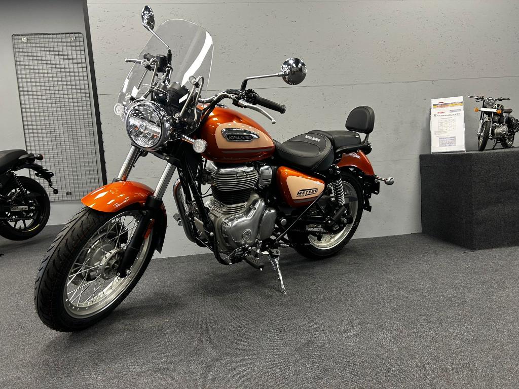 Royal Enfield Meteor 350 Sundowner Orange, Nieuw, Bedrijf, Overig, Minimaal motorrijbewijs A2