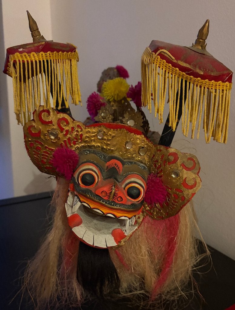 Aziatische kunst - Zeldzame houten Bali Barong, Antiek en Kunst, Kunst | Niet-Westerse kunst, Ritueel object, Indonesië, Hout