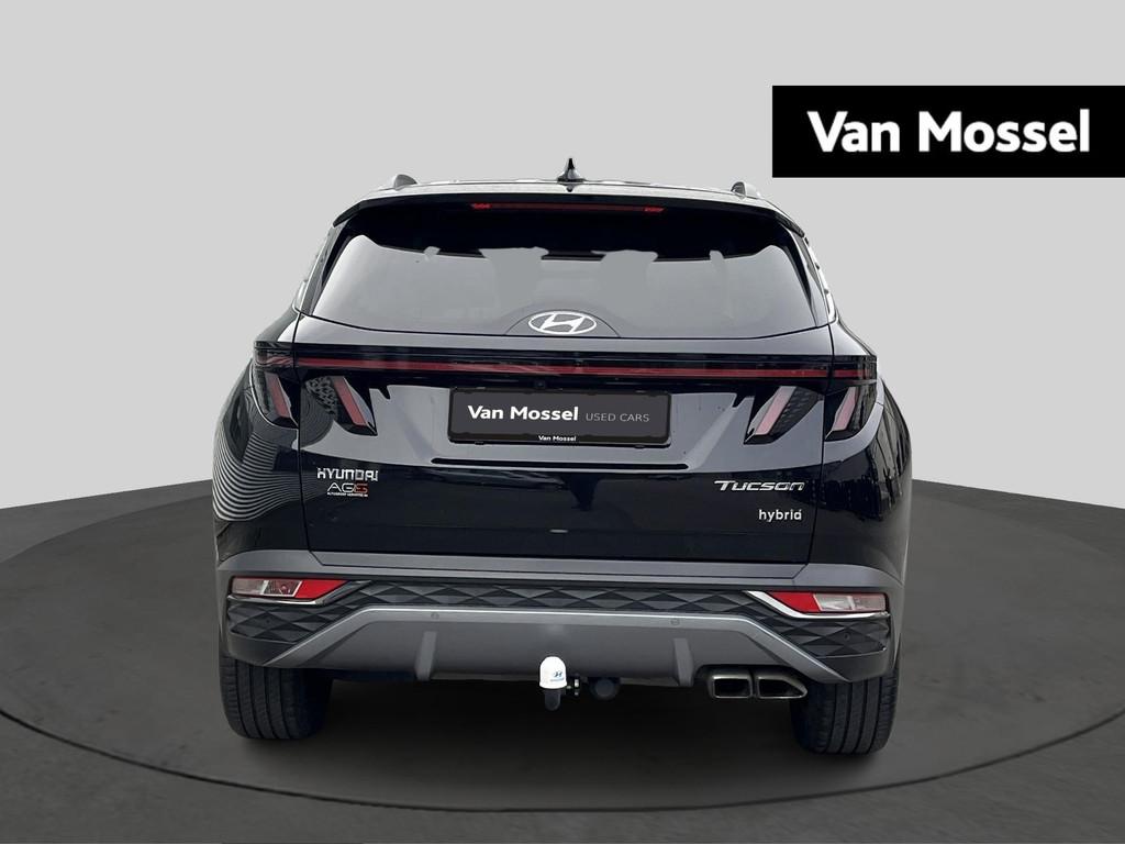Hyundai Tucson HEV 1.6 T-GDI HEV Shine, Auto's, Hyundai, Gebruikt, 4 cilinders, 169 kW, Zwart