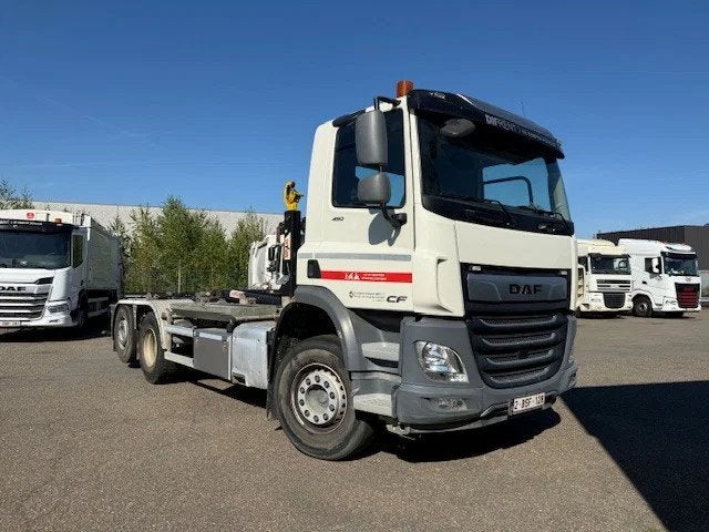 DAF 450 FAN 6X2 axle with HYVA Loader 20-53-S (bj 2022), Automaat, Euro 6, Wit, Bedrijf