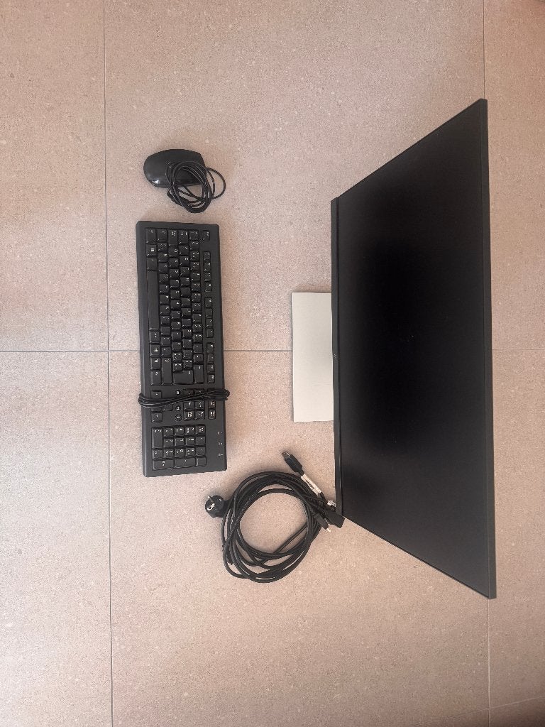 HP E24i G4 | 24" scherm monitor + muis + toetsenbord, Computers en Software, Monitoren, Ophalen, Zo goed als nieuw, DisplayPort