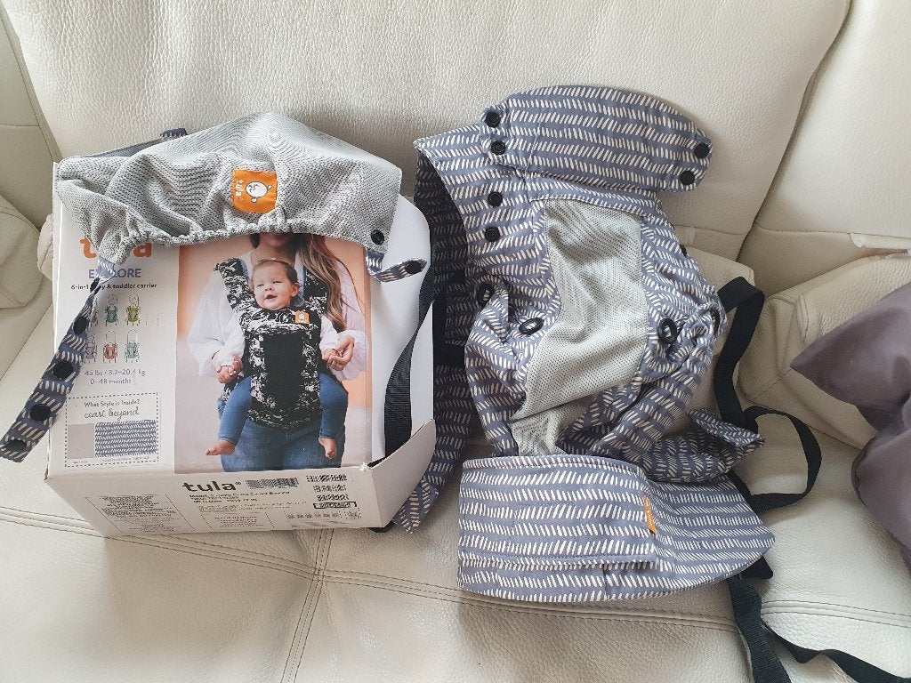 Tula Explore draagzak, Kinderen en Baby's, Buik of Rug, Zo goed als nieuw, Draagzak, Ophalen
