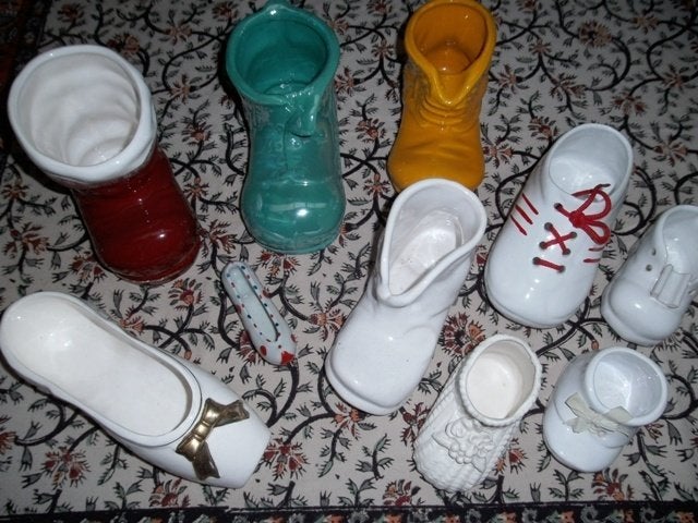 Porseleinen schoentjesverzameling., Antiek en Kunst, Ophalen of Verzenden