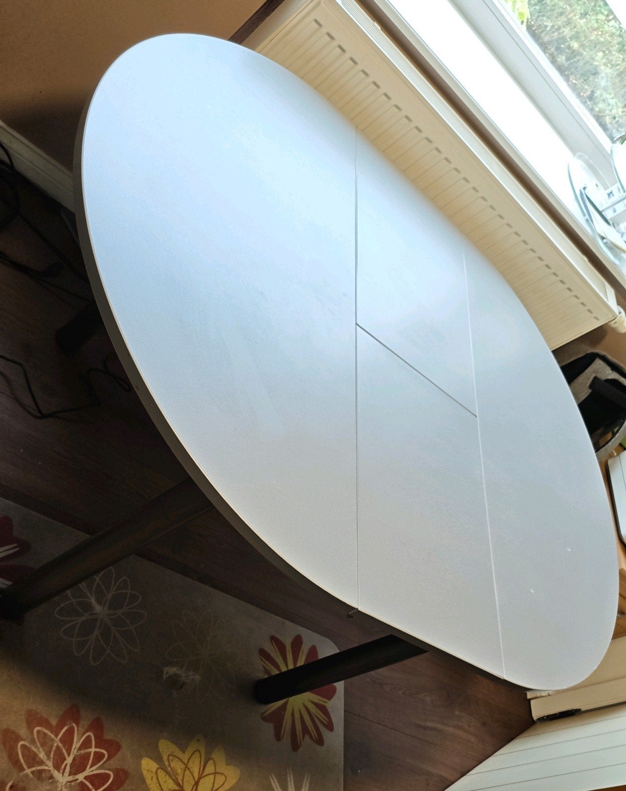 Uitschuifbare eettafel 139/104 cm, Huis en Inrichting, Ophalen, Gebruikt, Vijf personen of meer, 100 tot 150 cm