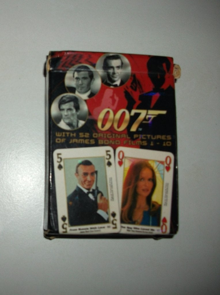 SET SPEELKAARTEN JAMES BOND, Ophalen of Verzenden, Zo goed als nieuw, Speelkaart(en)