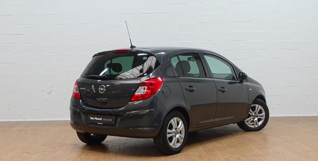 Opel Corsa 1.2 Turbo Hybrid 74kW eDTC, Auto's, Opel, Stof, Gebruikt, Zwart, https://public.car-pass.be/vhr/64090f8f-c4db-41f4-bb84-a6239dcb72fd