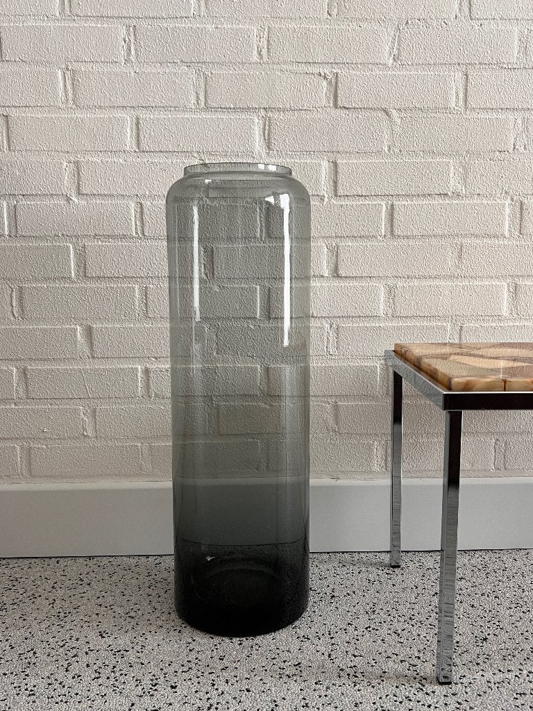 Ombre glazen vaas XL, Transparent, Comme neuf, Verre, Enlèvement