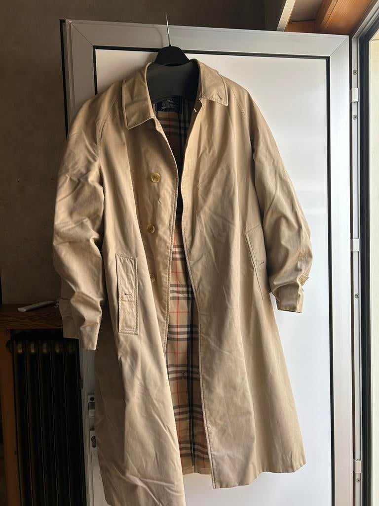Burberry jas -mannen XL, Kleding | Dames, Ophalen, Zo goed als nieuw, Maat 46/48 (XL) of groter, Beige