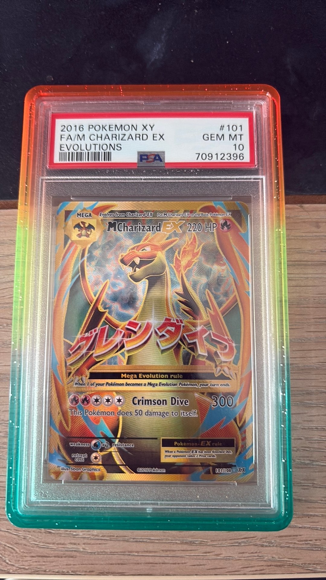 Charizard 101 psa 10, Enlèvement, Comme neuf