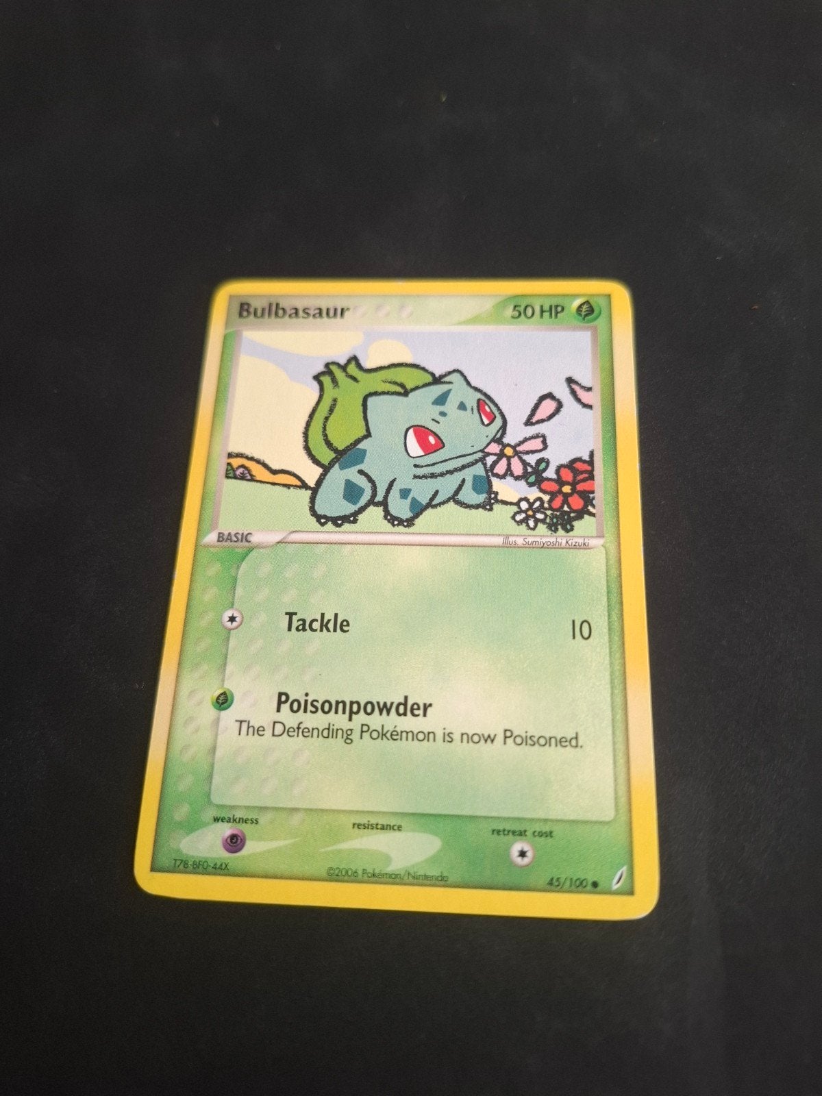 Bulbasaur Pokémon kaart 45/100 (2005), Ophalen of Verzenden