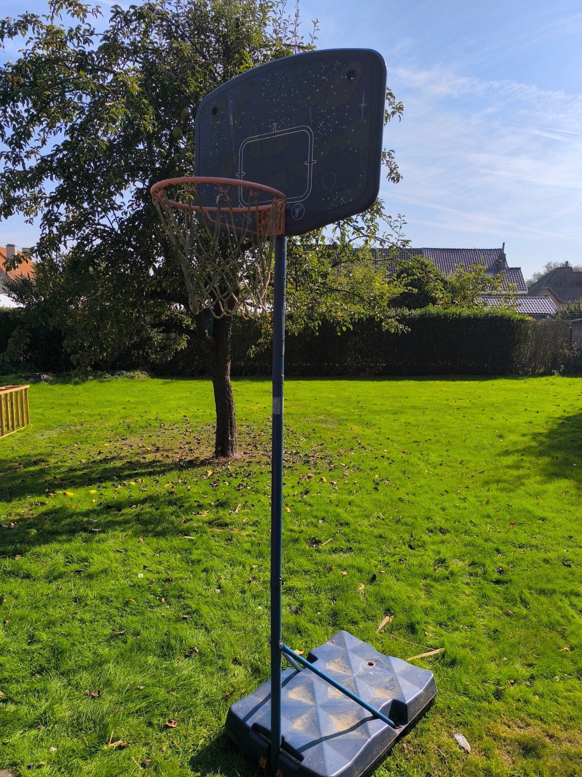 Basketbalnet, Ophalen