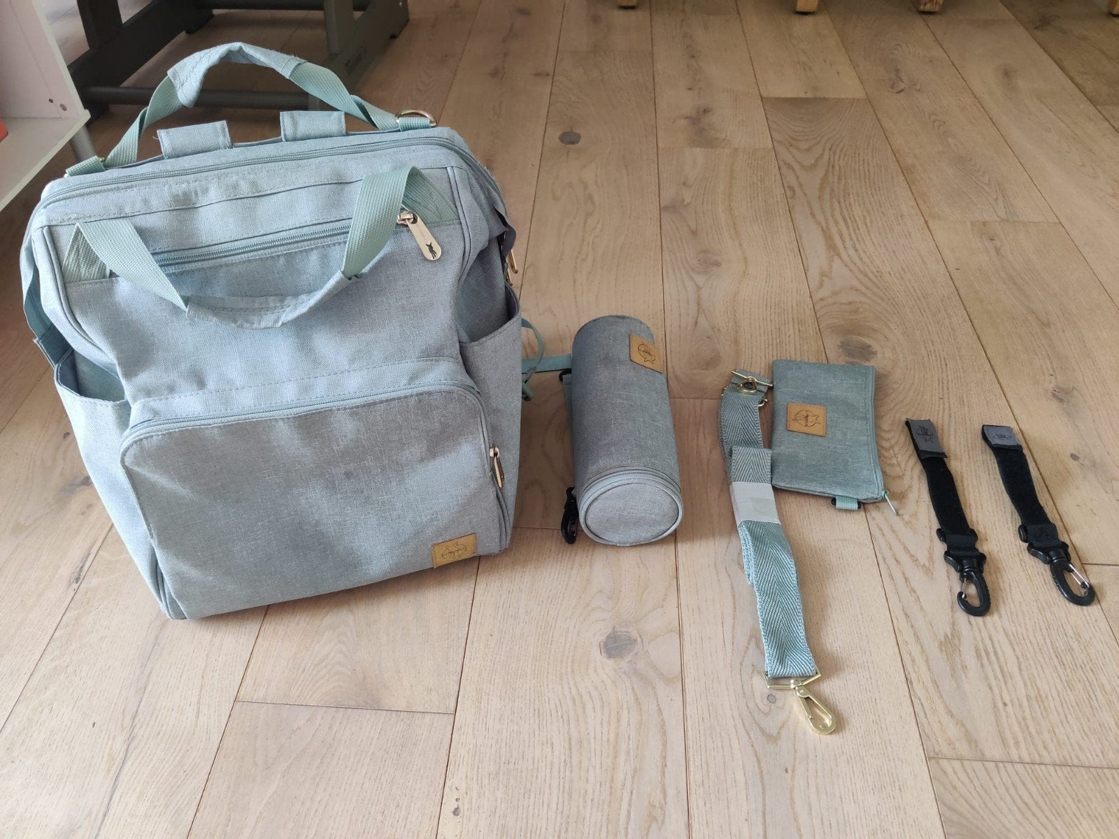 Laessig verzorgingstas (zo goed als nieuw), Enfants & Bébés, Sac à langer bébé, Lässig, Sac à langer, Fonction sac à bandoulière