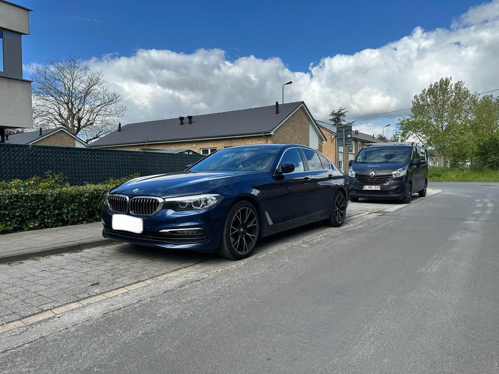 BMW 520 dA MHD Adblue Full option, Auto's, Automaat, 4 deurs, Euro 6, Blauw