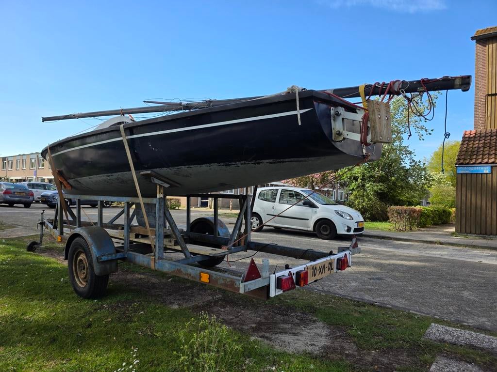 Randmeer 650 – Complete open zeilboot met sterke trailer | N, Watersport en Boten, Ophalen of Verzenden