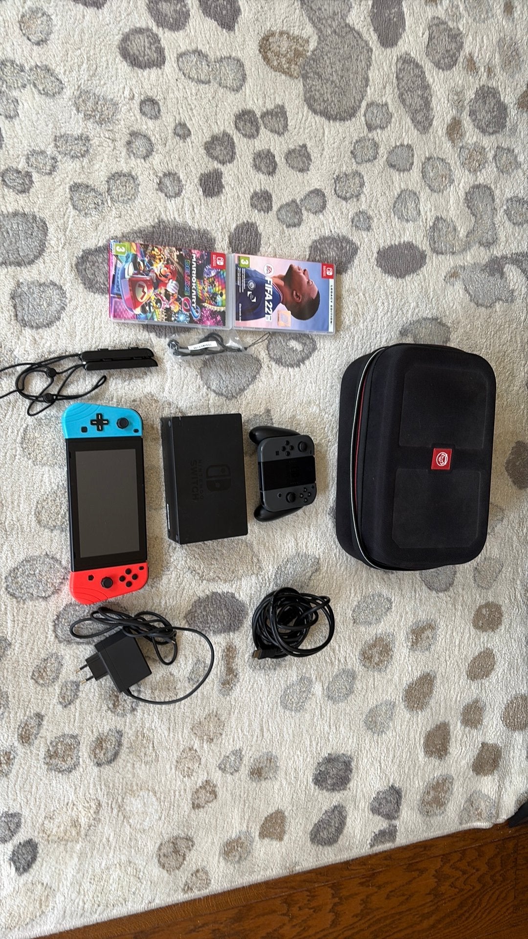 Nintendo switch met 2 spelletjes, Met 2 controllers, Ophalen, Switch 2019 Upgrade, Gebruikt