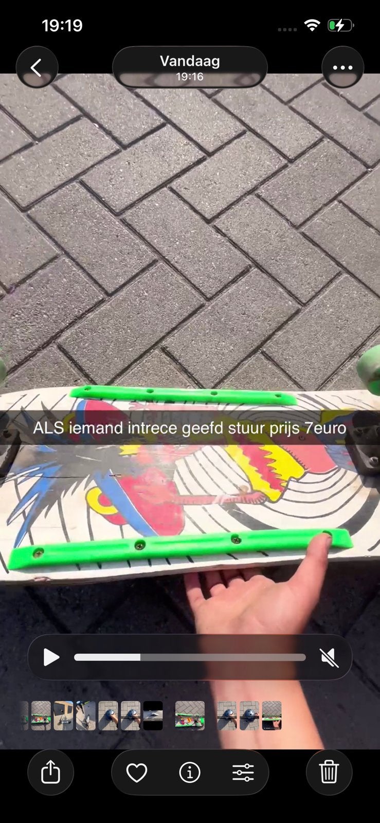 Ik verkoop skate, Vélos & Vélomoteurs, Casques de cyclomoteur, Enlèvement, Utilisé