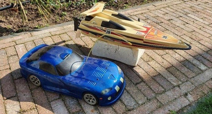 Complete Nitro RC Hobby Boot+auto, Hobby en Vrije tijd, Ophalen, Gebruikt, Nitro
