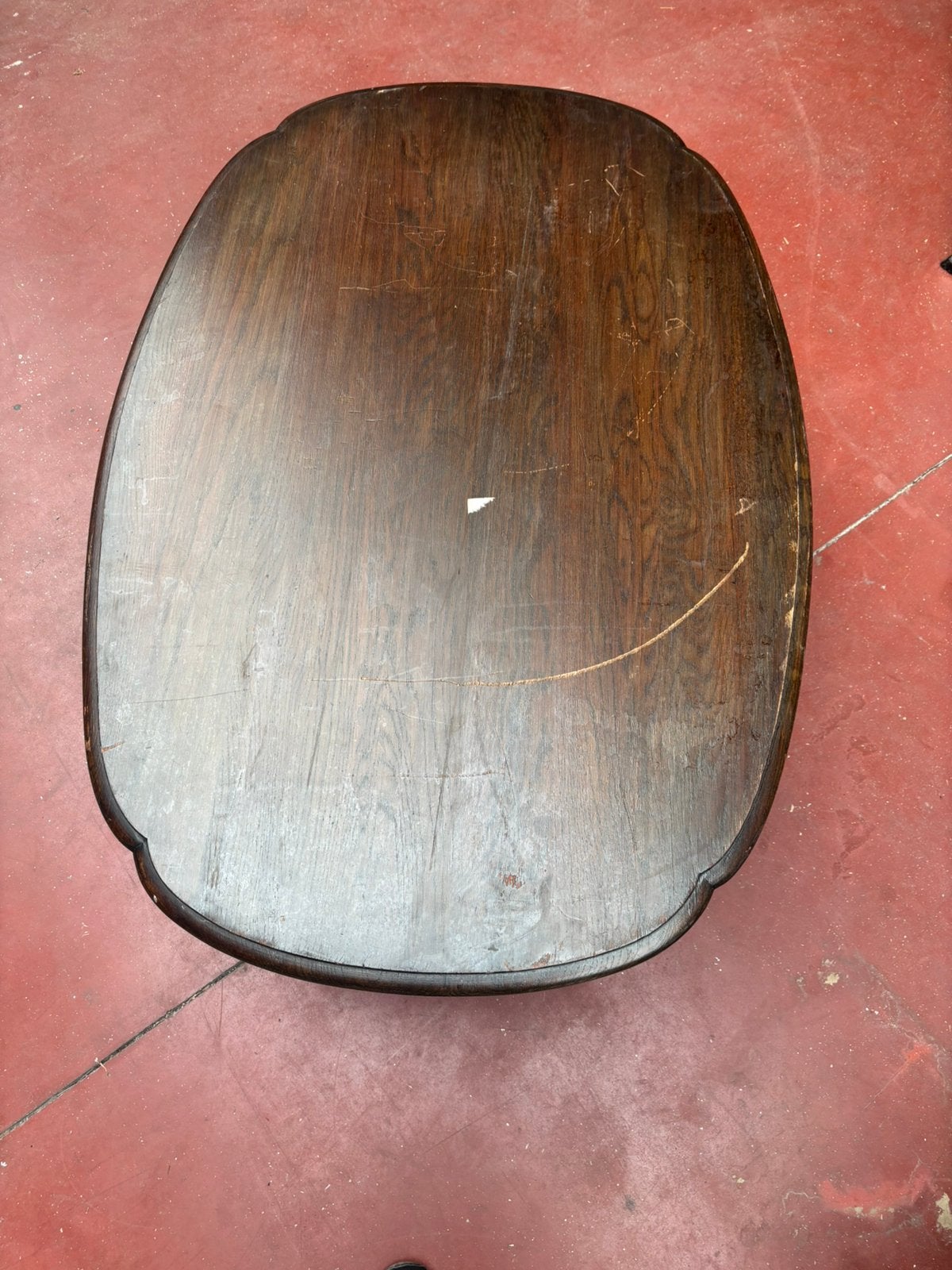 ovalen salontafel, Huis en Inrichting, Tafels | Salontafels, Ophalen, Gebruikt, Ovaal