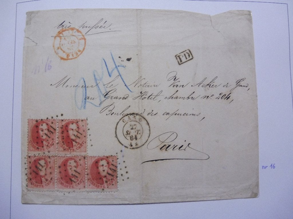 België poststukken deel1 (1005/01) Prijs voor alle 8 delen, Postzegels en Munten, Ophalen