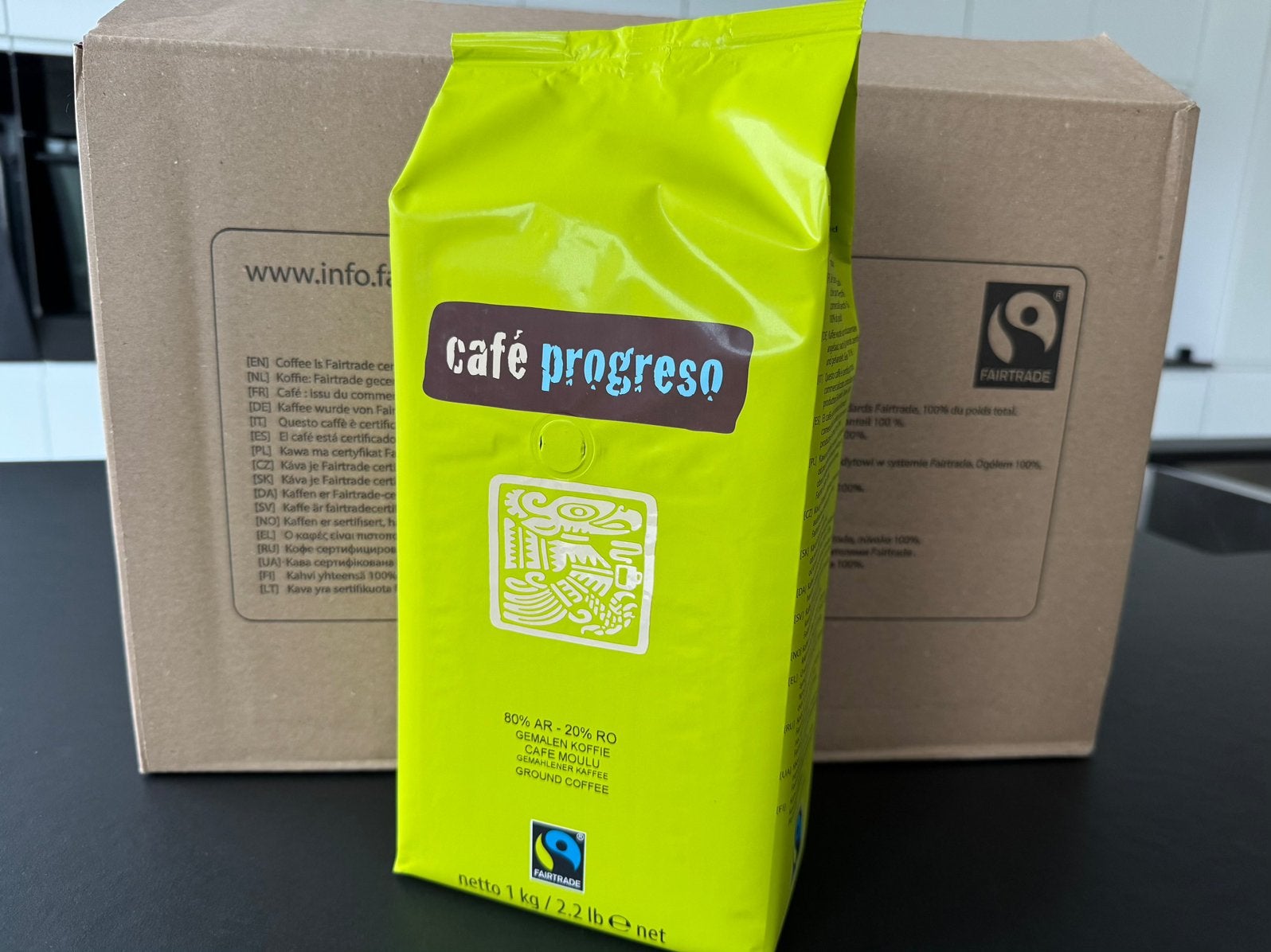 6 kg Gemalen koffie café progreso 80% Arabica + 20% Robusta, Diversen, Ophalen of Verzenden