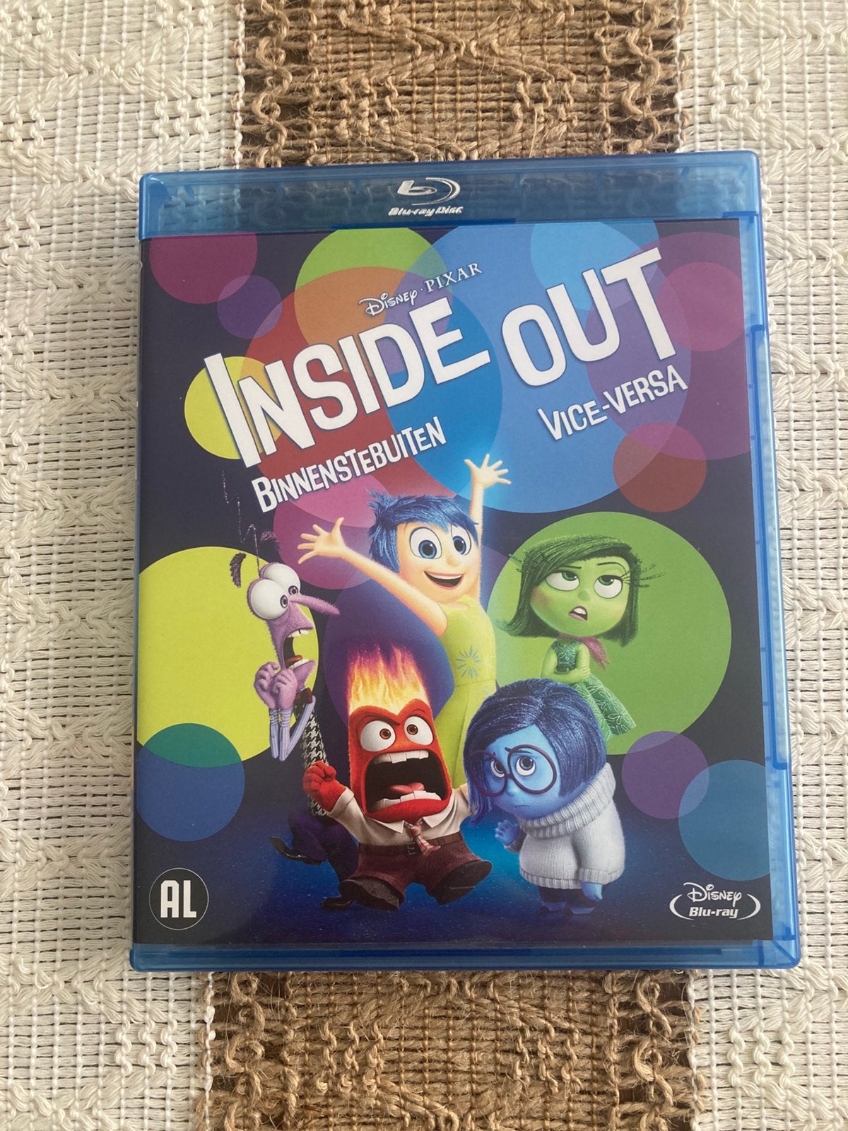 Inside Out Blu ray, Ophalen of Verzenden, Zo goed als nieuw
