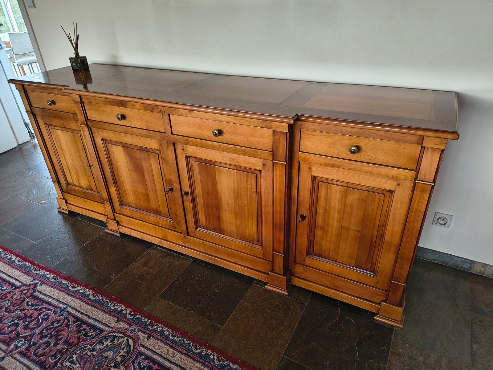 eettafel, stoelen en dressoir, Ophalen, Gebruikt