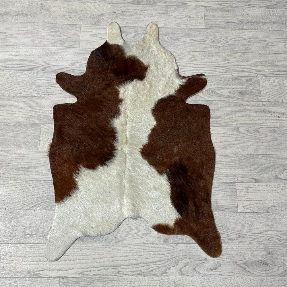 Mini koeienhuid bruin wit zwart 90x60cm #457 | Lederstore, Neuf, Tapisserie murale, Multicolore, Matériau naturel
