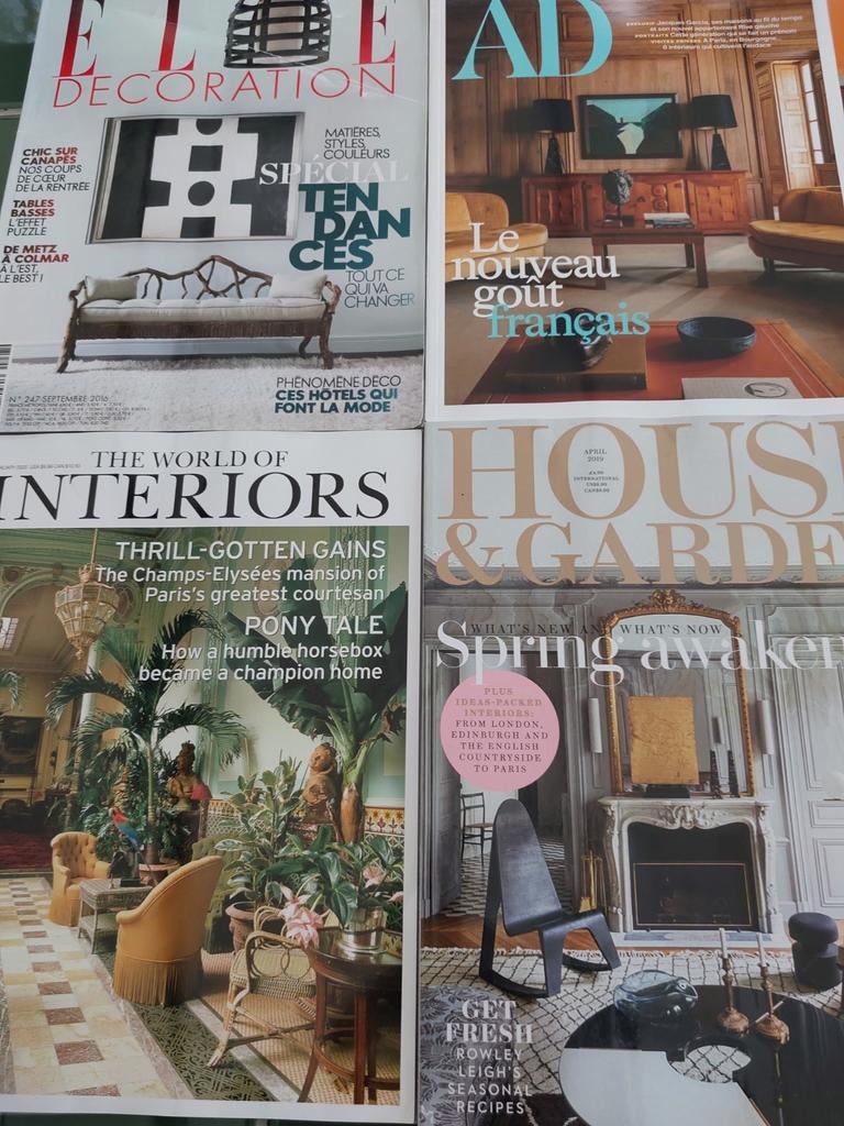 7 magazines d'intérieur de luxe !, Enlèvement ou Envoi