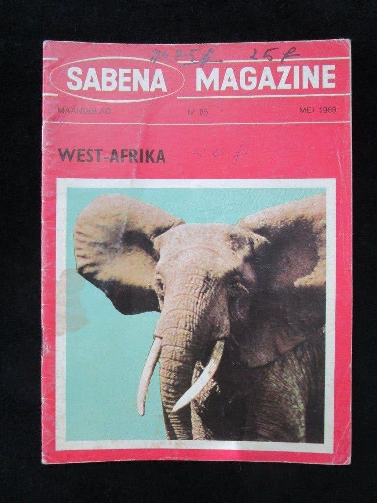 14 SABENA MAGAZINES 1969-1971, Collections, Souvenirs Sabena, Envoi, Utilisé