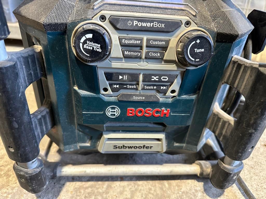 Radio bosch, Ophalen, Gebruikt, Bouwradio
