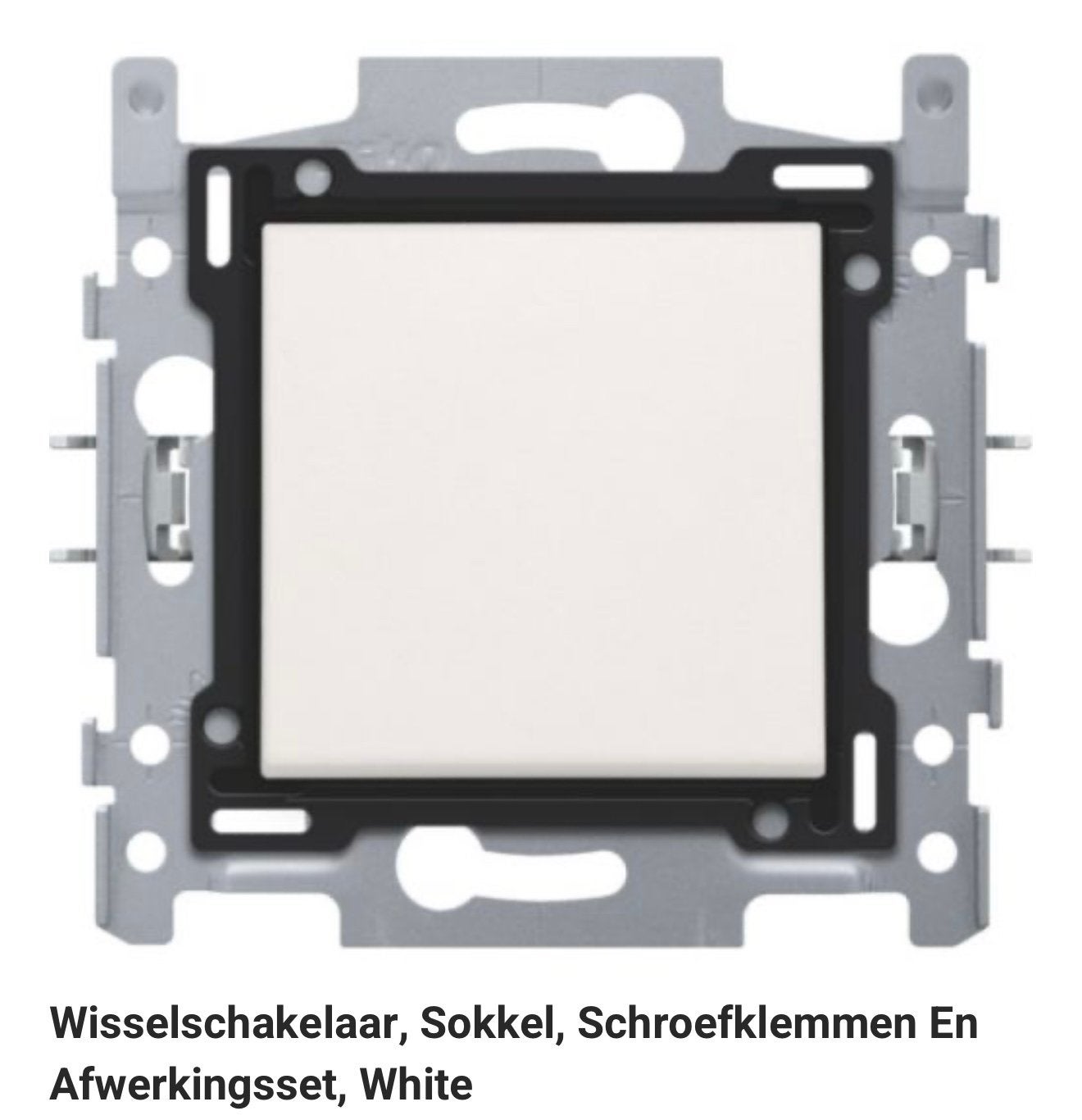 Niko Wisselschakelaar white schroefklemmen - 101-61600, Ophalen, Nieuw