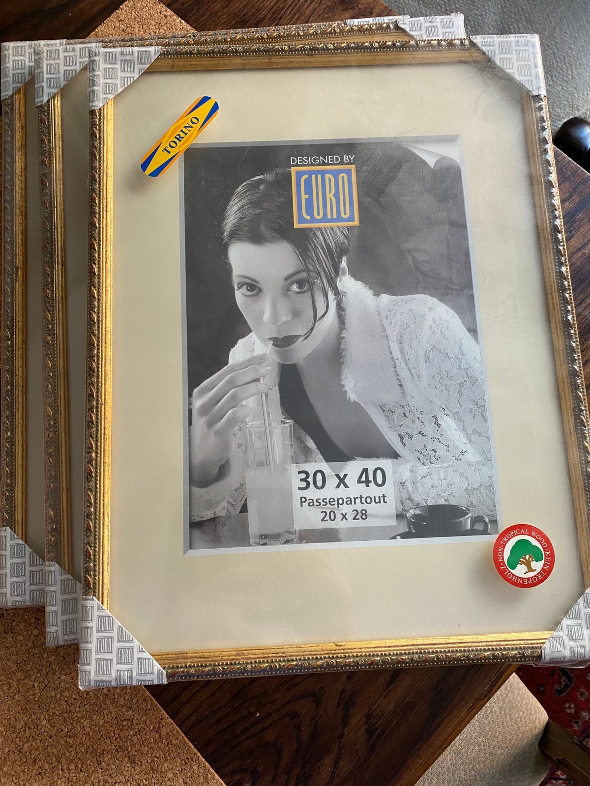3 kaders met glas, Audio, Tv en Foto, Fotografie | Fotolijsten, Ophalen, Zo goed als nieuw, Met glas, Glas