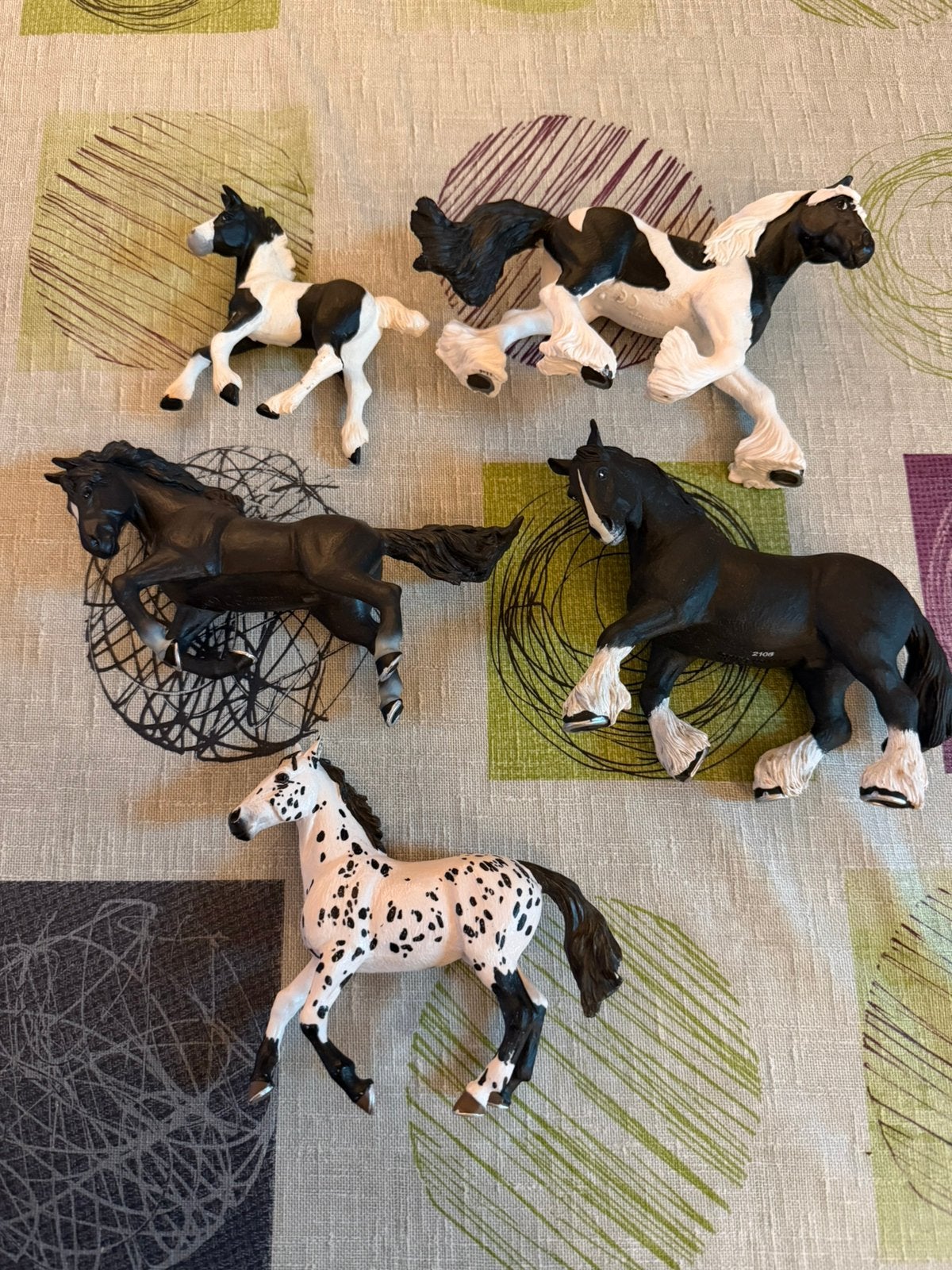5 papo paarden, Ophalen of Verzenden, Zo goed als nieuw