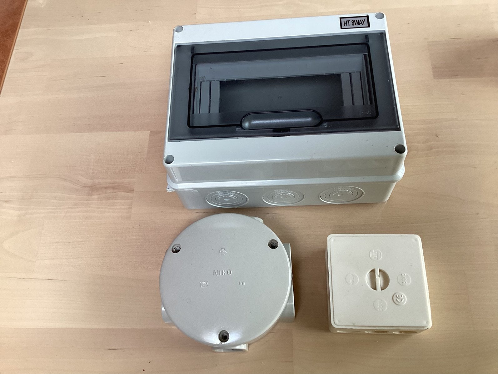 Verdeelkast IP65-8 modules, kabel-en lasdoos, Ophalen of Verzenden, Zo goed als nieuw