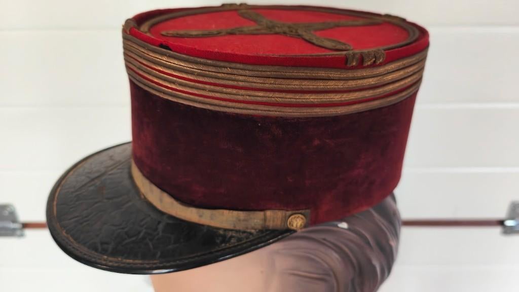Franse Kepi van een dokter,commandant wo2, Verzamelen, Militaria | Tweede Wereldoorlog, Ophalen of Verzenden, Landmacht, Helm of Baret