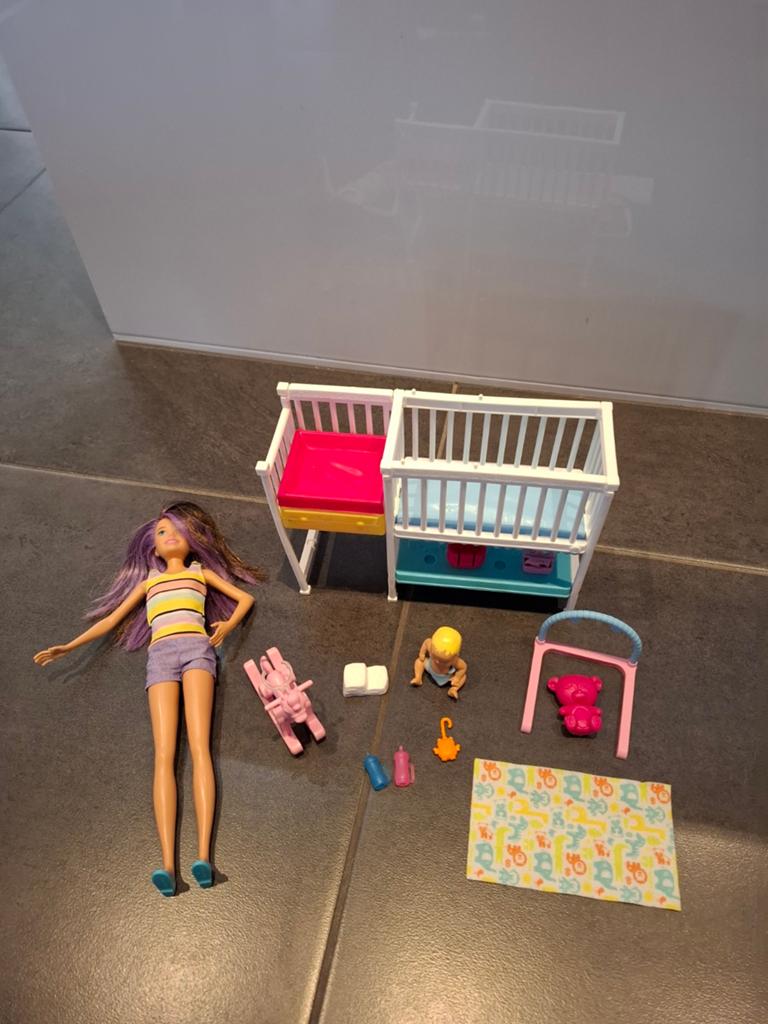 Barbie babysitter Skipper, Ophalen of Verzenden, Barbie