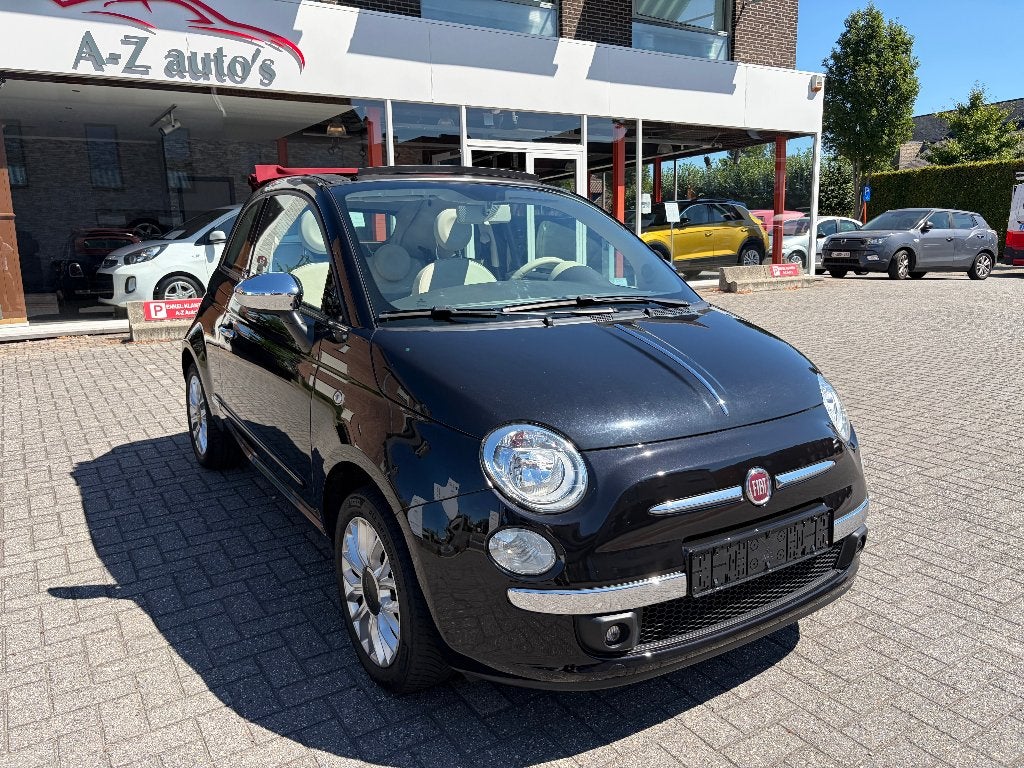 Fiat 500 Cabrio bwj 5/2015 airco, Auto's, Voorwielaandrijving, 4 zetels, Stof, Euro 6