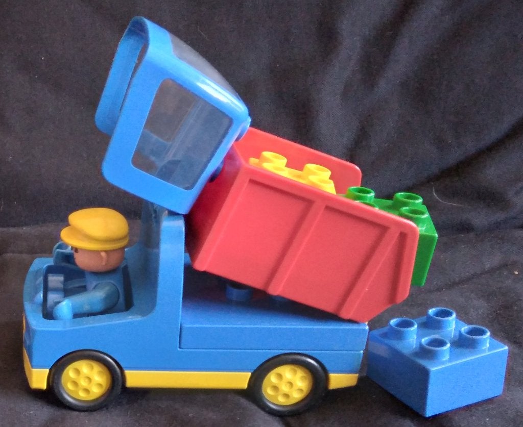 Dump Truck - Duplo (Town) #2606 (1997), Ophalen, Gebruikt, Compleet, Duplo
