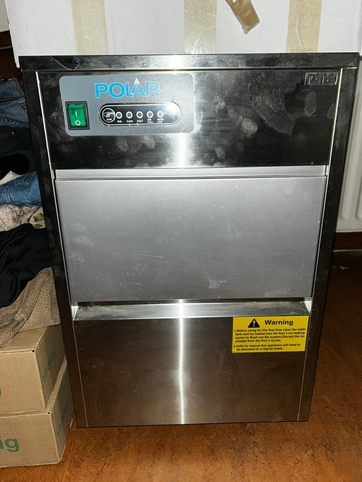Frigo à glaçon professionnel Polar, Electroménager, Enlèvement, Comme neuf