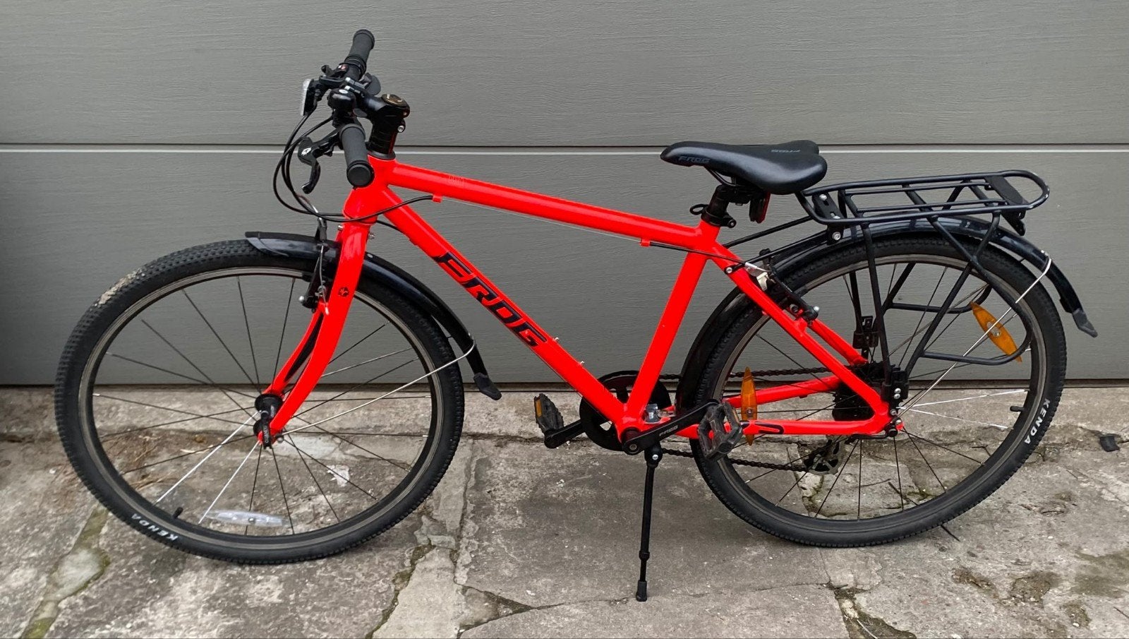 Frog 73 laatste model compleet 145-165cm, Fietsen en Brommers, Frog Bikes, Velgrem, Zo goed als nieuw, Handrem