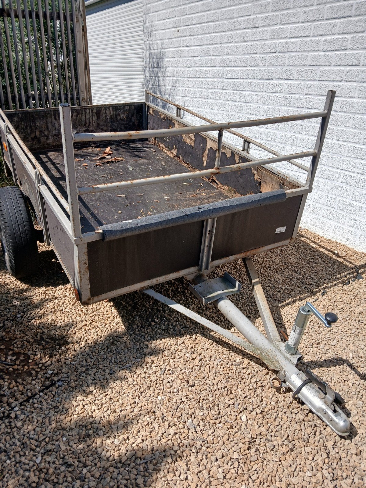 aanhangwagen 123cm x 200cm enkelasser, Auto diversen, Aanhangers en Bagagewagens, Ophalen