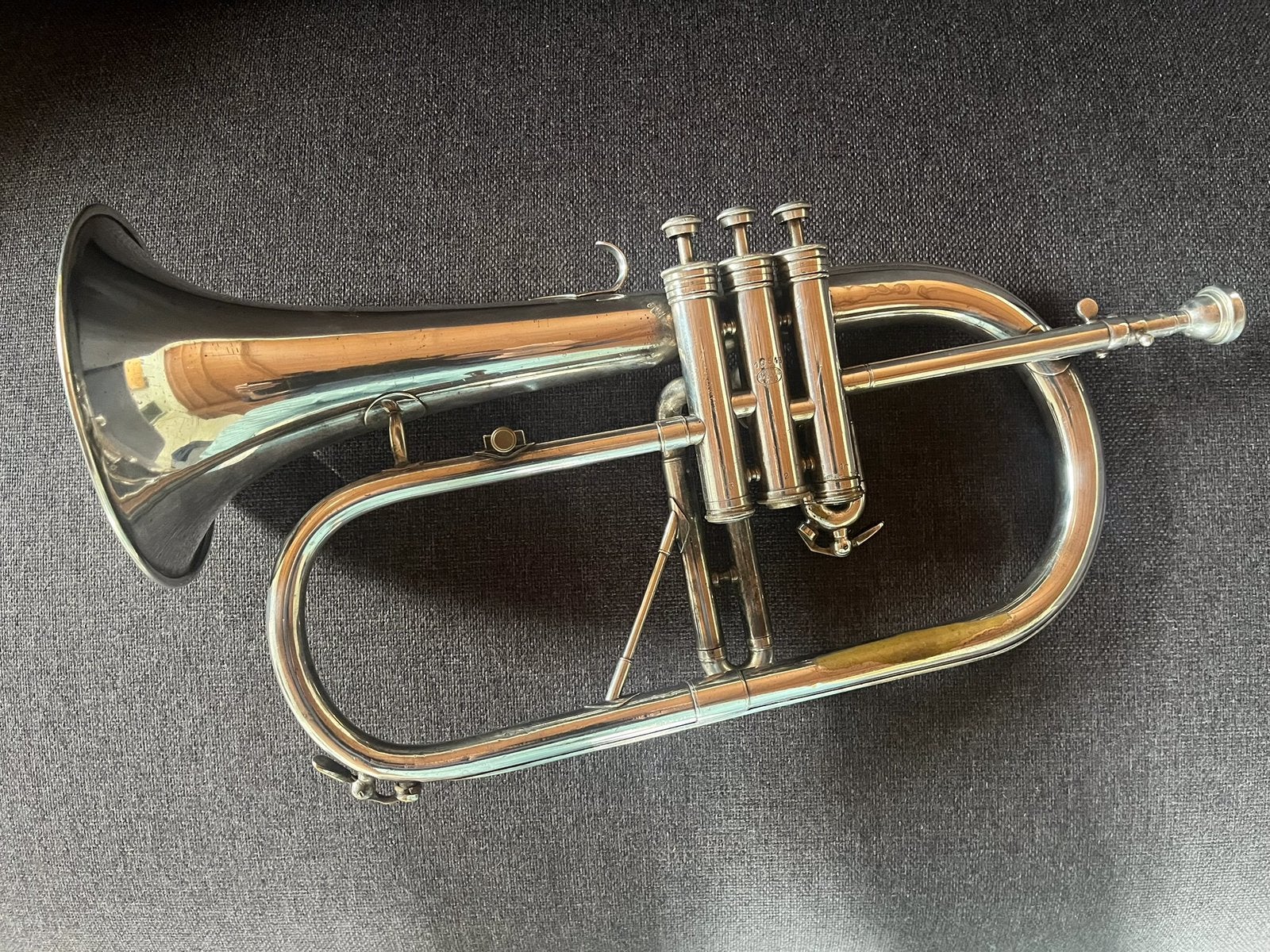 Bugle Courtois AC 157 Sibmol/BB Bugle, Enlèvement ou Envoi, Comme neuf, Autres types, Avec valise