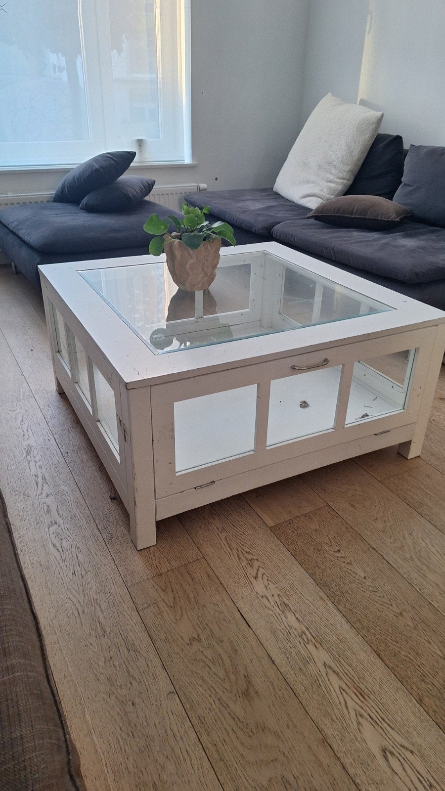 table basse / table salon, Maison & Meubles, 100 à 150 cm, Carré, 100 à 150 cm, Enlèvement