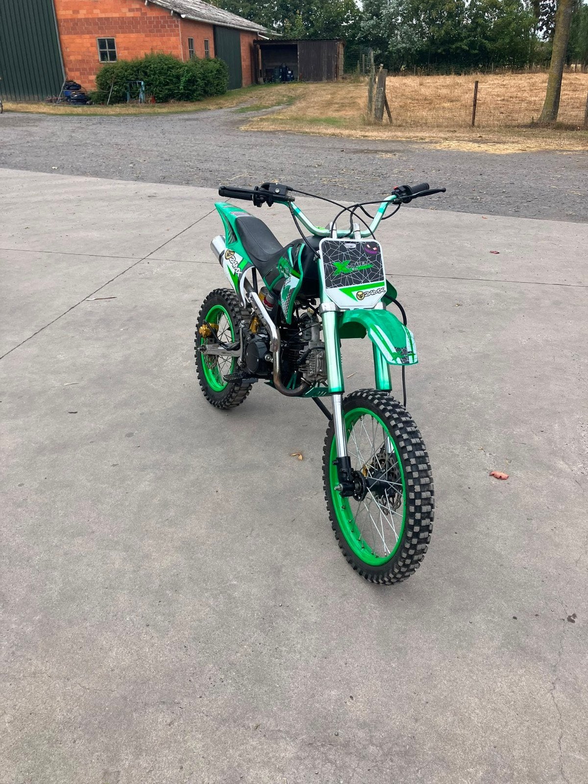125cc 4takt pitbike, Fietsen en Brommers, Minibikes, Midibikes en Pitbikes, Ophalen, 125 cc, Schijfrem, Pitbike