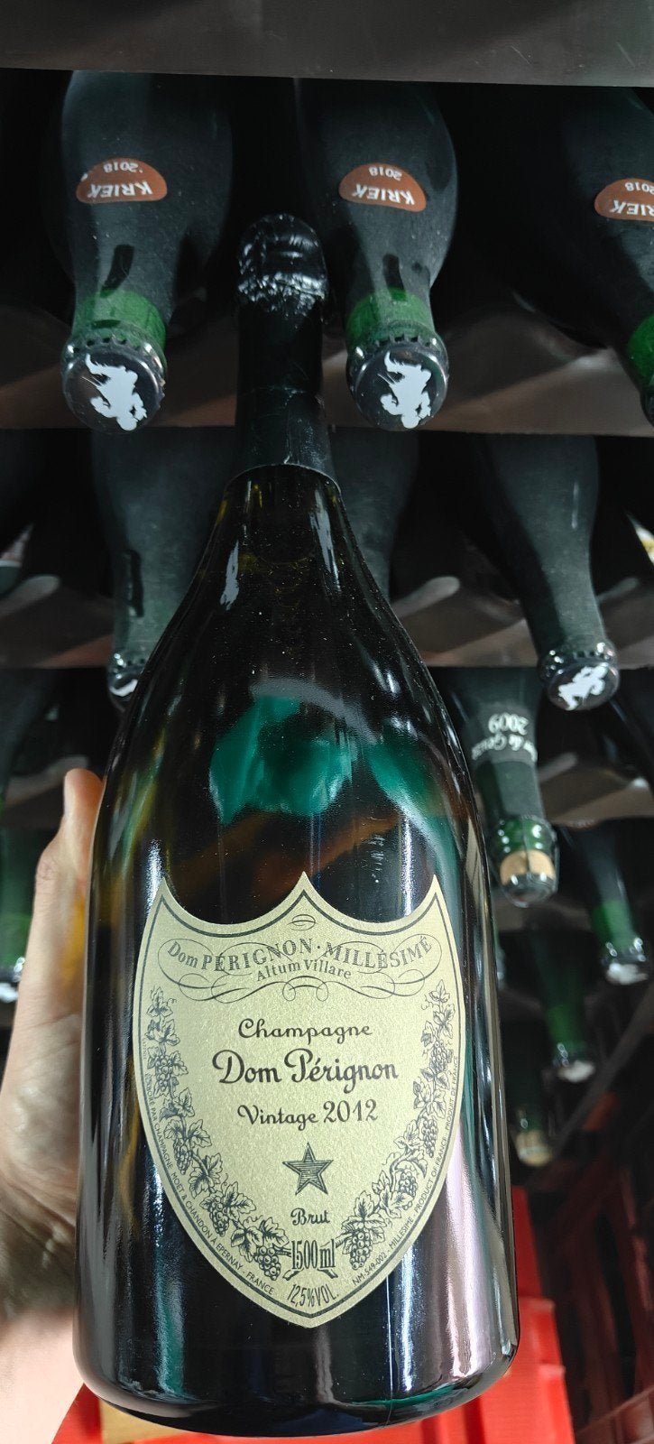Dom perignon magnum, Verzamelen, Ophalen of Verzenden, Champagne