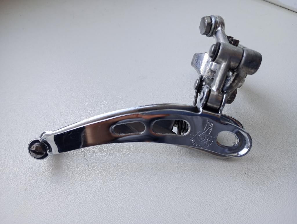 Nuovo record Voorderailleur, Ophalen of Verzenden, Gebruikt, Oldtimerfiets, Derailleur of Ketting