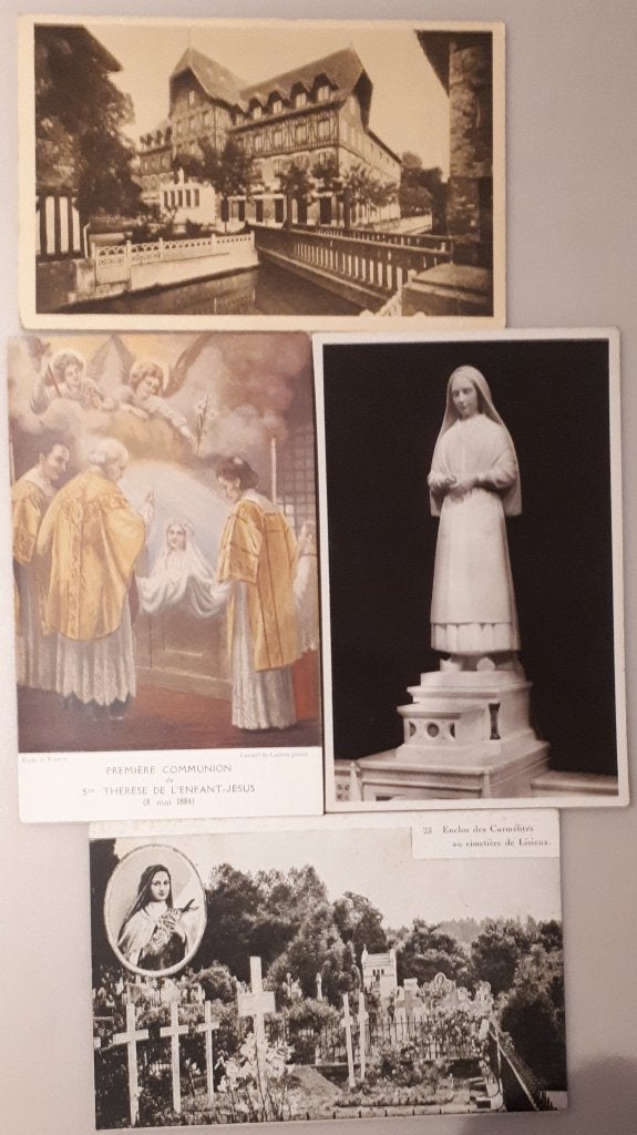 4 CP RELIGIEUSES ANCIENNES : Ste Thérèse de Lisieux Réf.R 34, Enlèvement ou Envoi, Utilisé, Carte ou Gravure, Christianisme | Catholique