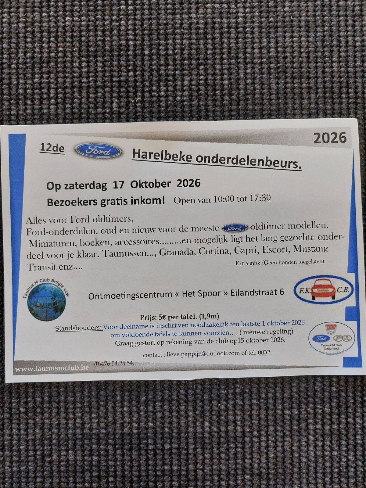 Ford Sierra/Fiesta/Cortina/Taunus/Granada/Escort/Capri/Angli, Auto-onderdelen, Ophalen of Verzenden, Ford